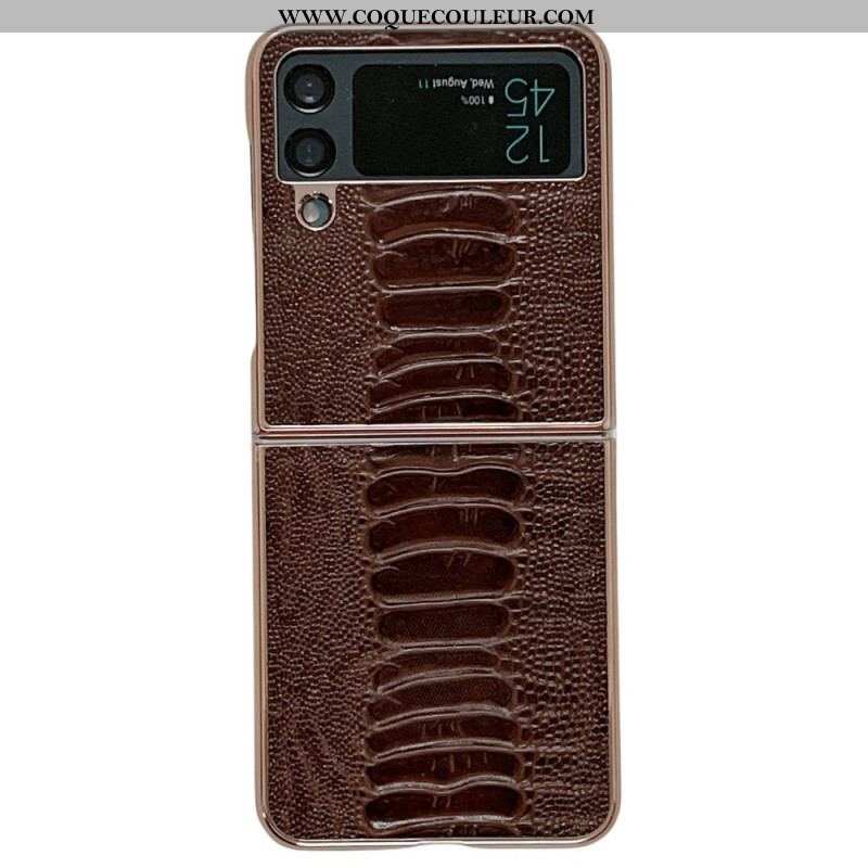 Coque Samsung Galaxy Z Flip 4 Design Crocodile