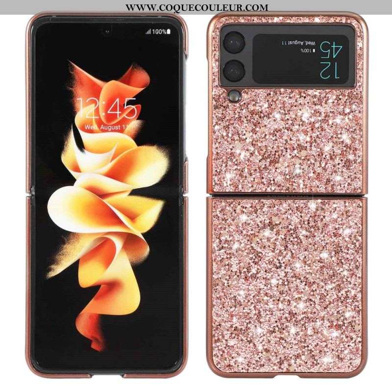 Coque Samsung Galaxy Z Flip 4 Paillettes Premium