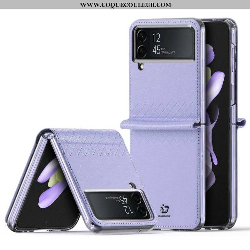 Coque Samsung Galaxy Z Flip 4 Simili Cuir Dux Ducis