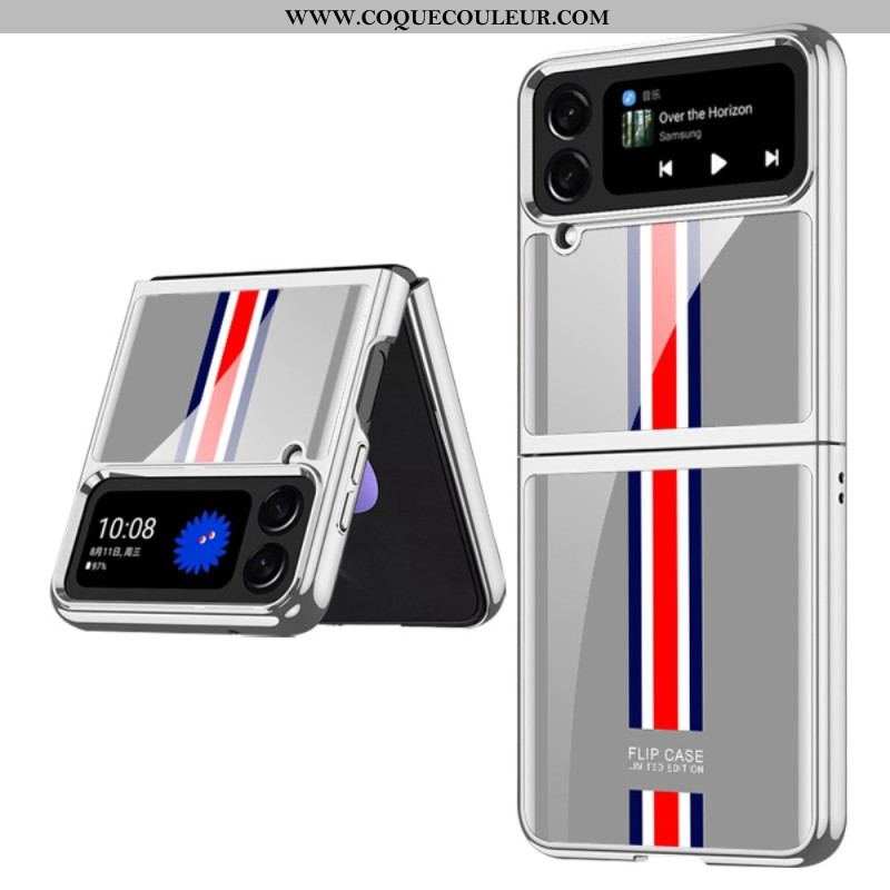 Coque Samsung Galaxy Z Flip 4 Verre Trempé Tricolore GKK