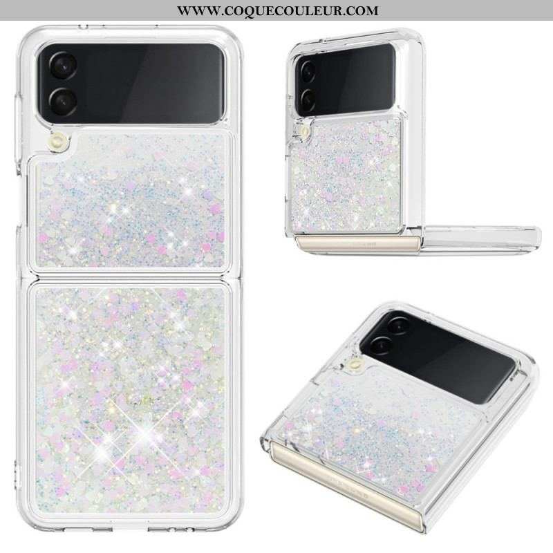 Coque Samsung Galaxy Z Flip 4 Paillettes Colorées