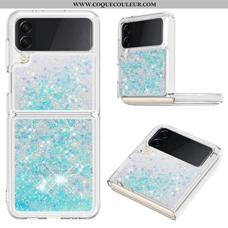 Coque Samsung Galaxy Z Flip 4 Paillettes Colorées