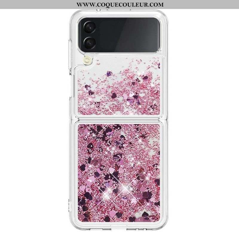 Coque Samsung Galaxy Z Flip 4 Paillettes Colorées