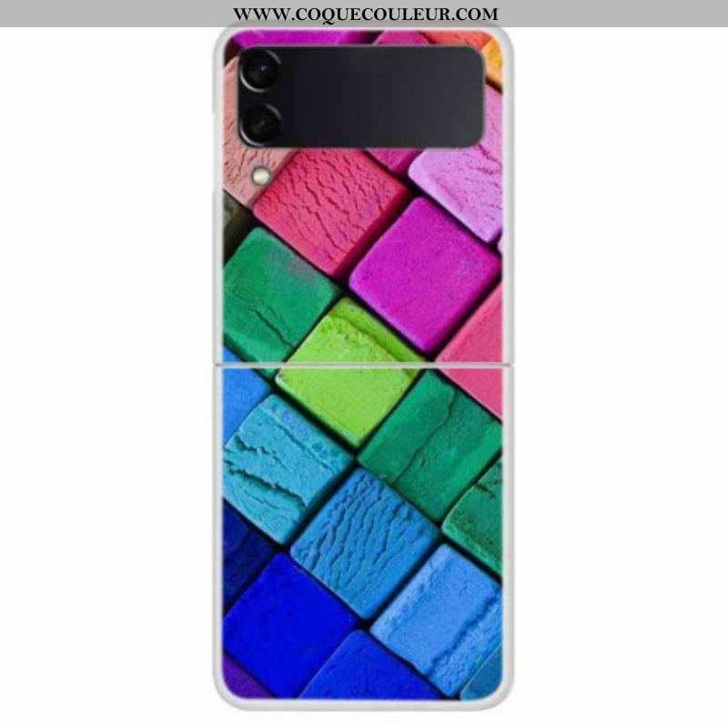 Coque Samsung Galaxy Z Flip 4 Cubes Colorés