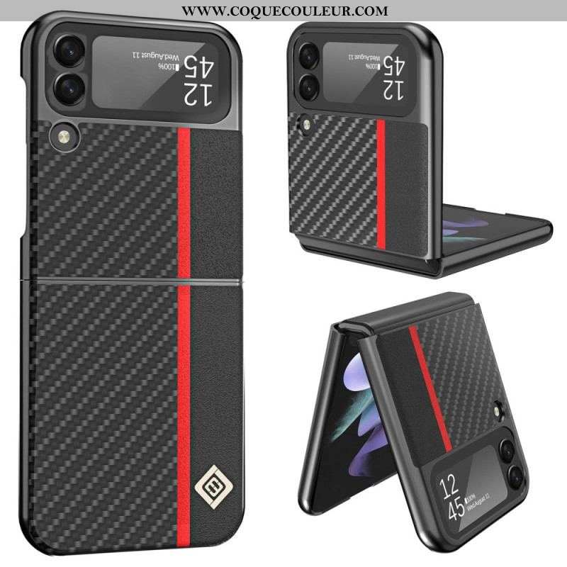 Coque Samsung Galaxy Z Flip 4 Fibre Carbone LC.IMEEKE