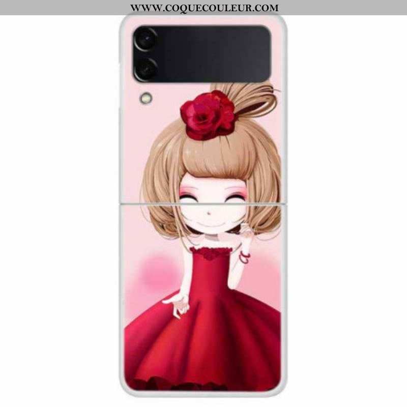 Coque Samsung Galaxy Z Flip 4 Manga Lady