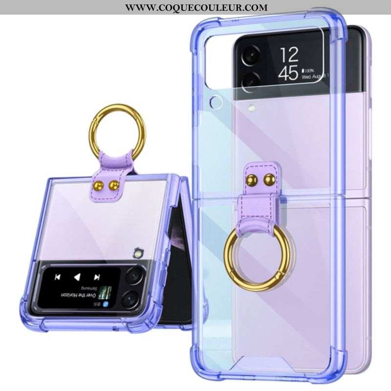 Coque Samsung Galaxy Z Flip 4 Teintée avec Anneau GKK