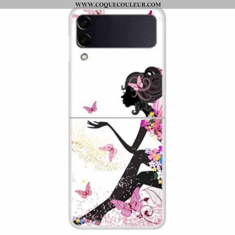 Coque Samsung Galaxy Z Flip 4 Fée Fleurie