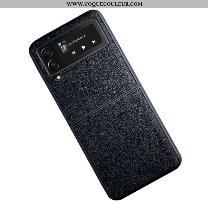 Coque Samsung Galaxy Z Flip 4 5G Effet Cuir AIORIA