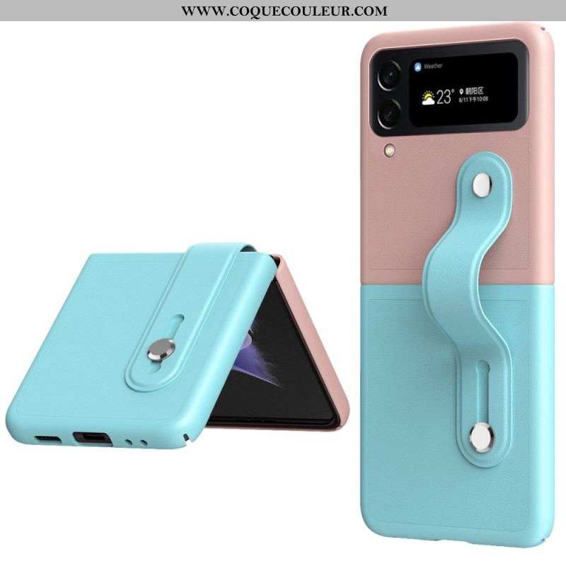 Coque Samsung Galaxy Z Flip 4 Bicolore Sangle