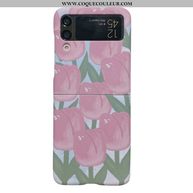 Coque Samsung Galaxy Z Flip 4 Fleurs