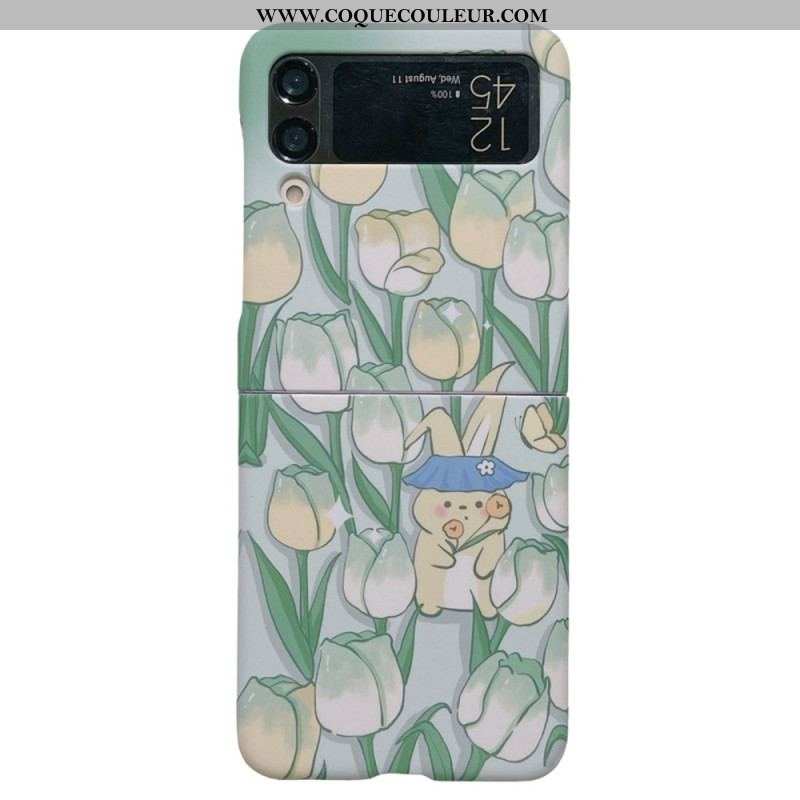 Coque Samsung Galaxy Z Flip 4 Fleurs