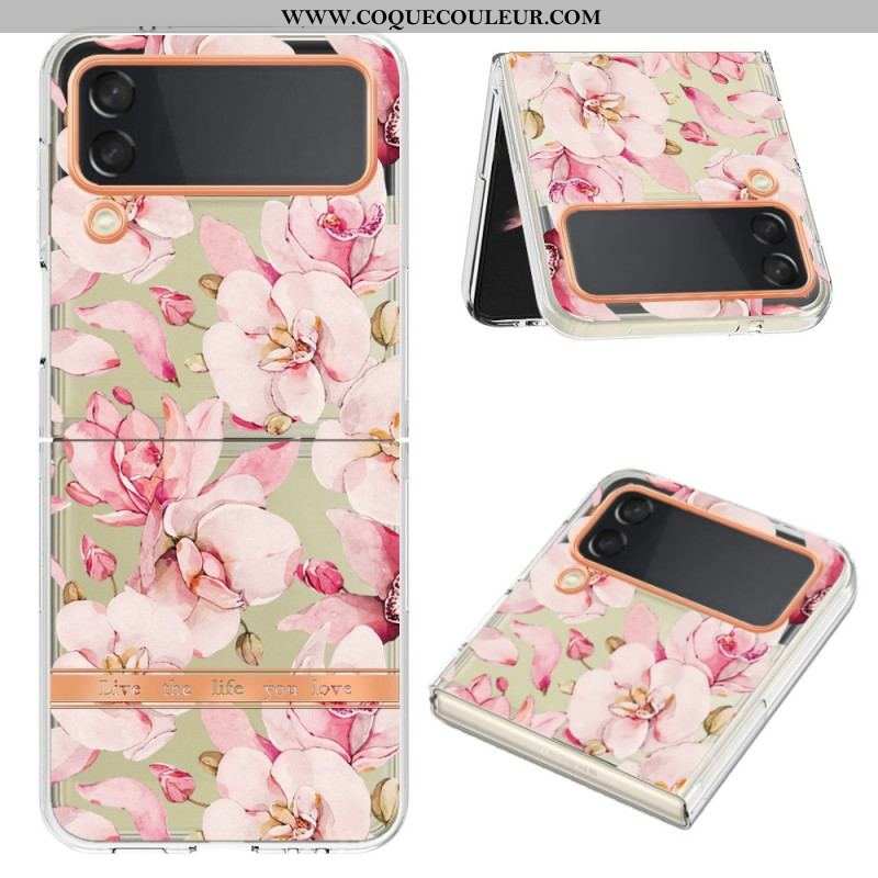 Coque Samsung Galaxy Z Flip 4 Florale