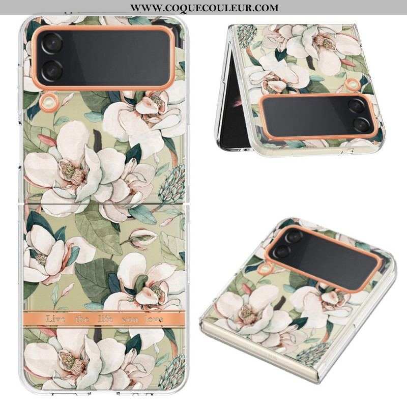 Coque Samsung Galaxy Z Flip 4 Florale