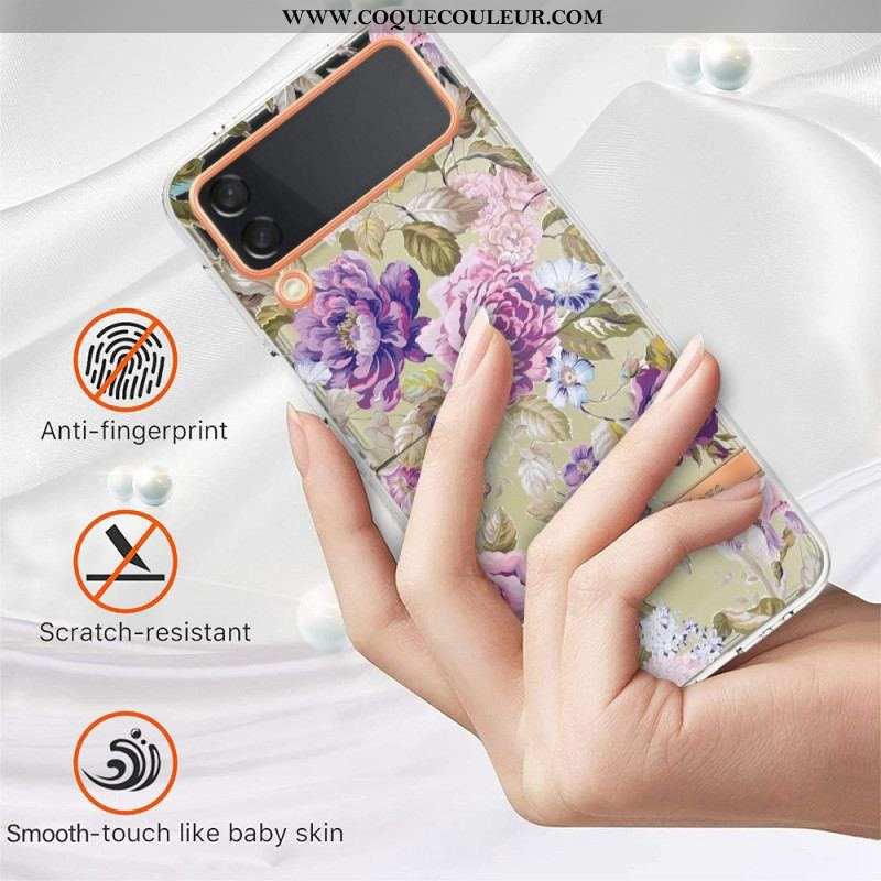 Coque Samsung Galaxy Z Flip 4 Florale