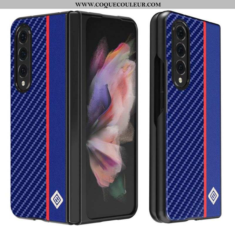 Coque Samsung Galaxy Z Fold 3 5G Fibre Carbone Line LC.IMEEKE