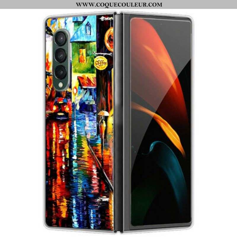 Coque Samsung Galaxy Z Fold 3 5G Peinture de Café