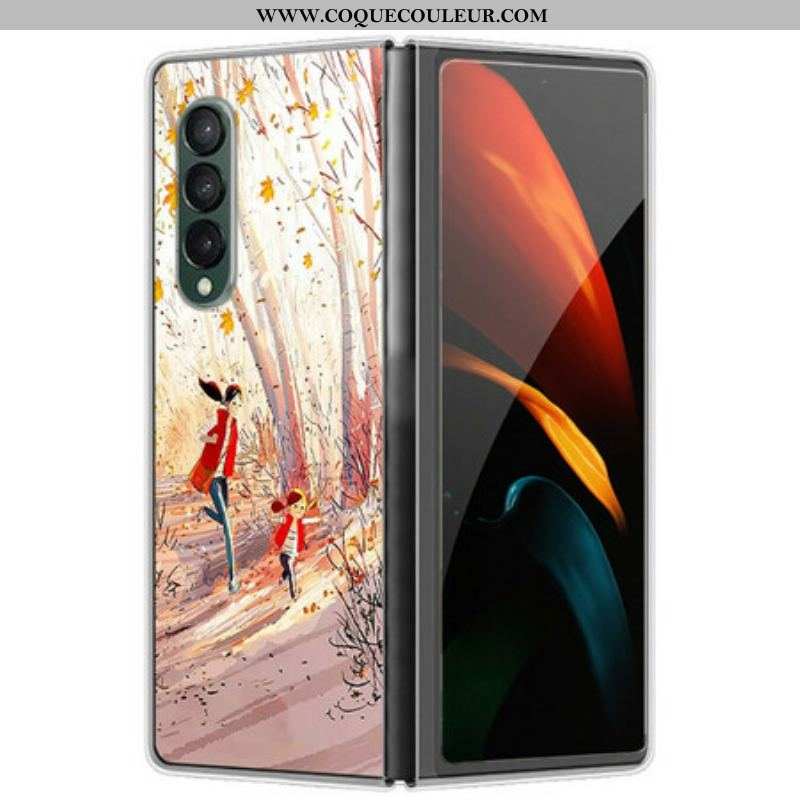 Coque Samsung Galaxy Z Fold 3 5G Paysage d'Automne