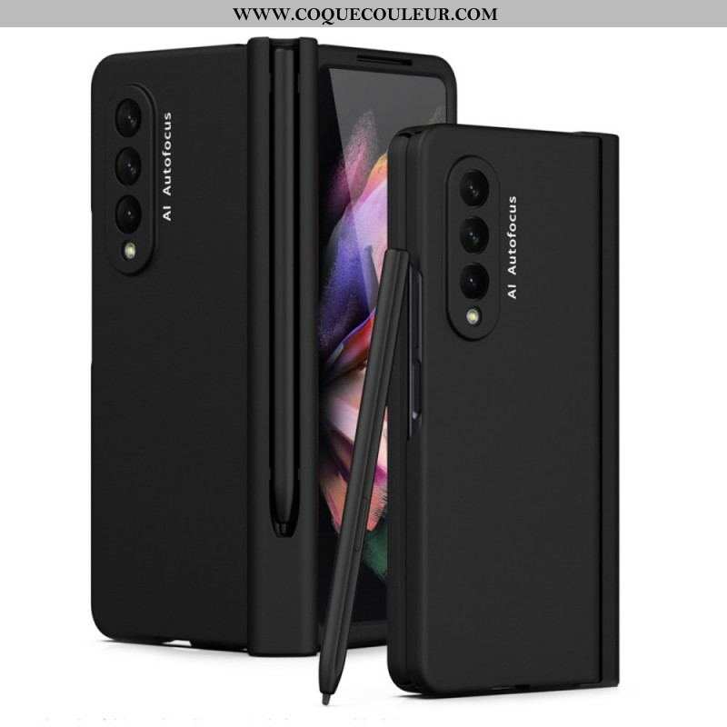 Coque Samsung Galaxy Z Fold 3 5G Protecteur Écran et Porte-Stylet