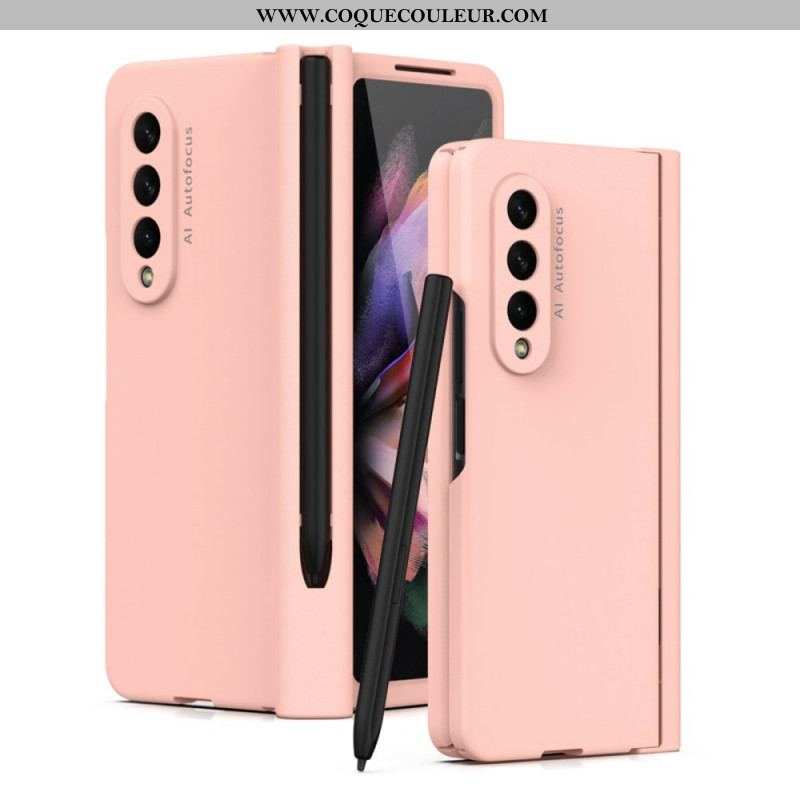 Coque Samsung Galaxy Z Fold 3 5G Protecteur Écran et Porte-Stylet