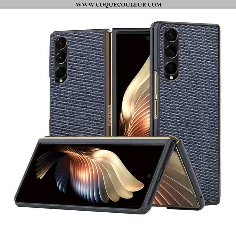 Coque Samsung Galaxy Z Fold 3 5G Effet Cuir Texturé