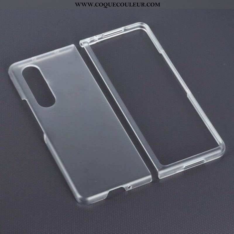 Coque Samsung Galaxy Z Fold 3 5G Plastique Transparent Mat