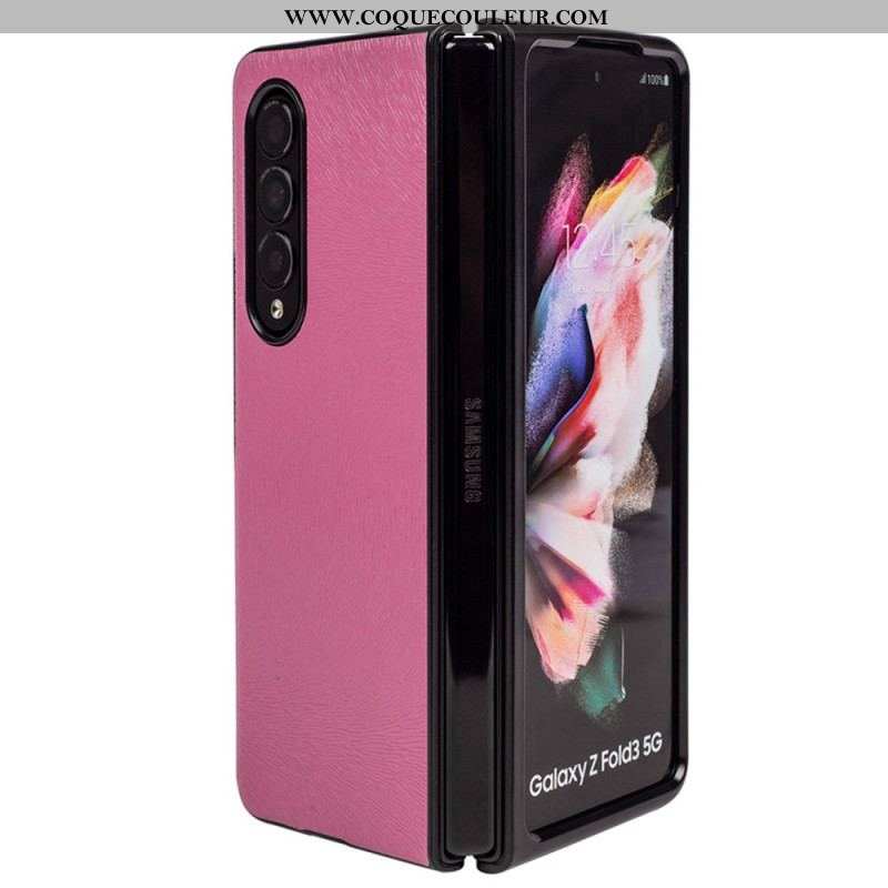 Coque Samsung Galaxy Z Fold 4 Relief Fourrure