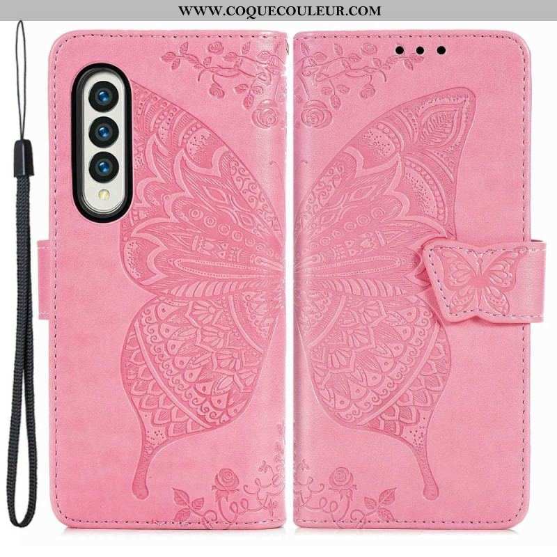 Housse Samsung Galaxy Z Fold 4 Papillon Géant