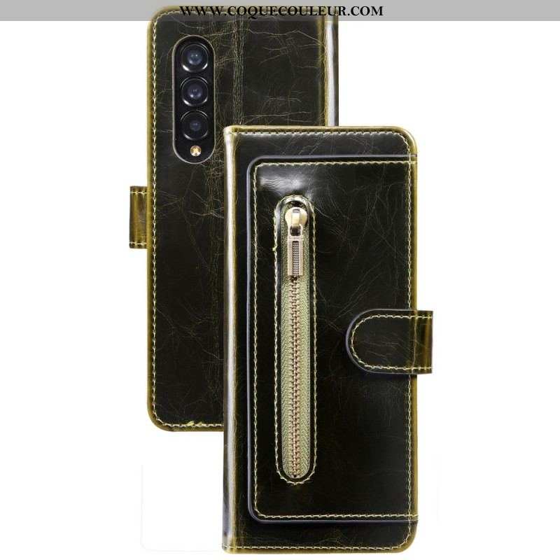 Housse Samsung Galaxy Z Fold 4 Simili Cuir Multi-poches