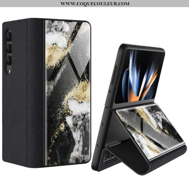 Coque Samsung Galaxy Z Fold 4 GKK Marble Waves