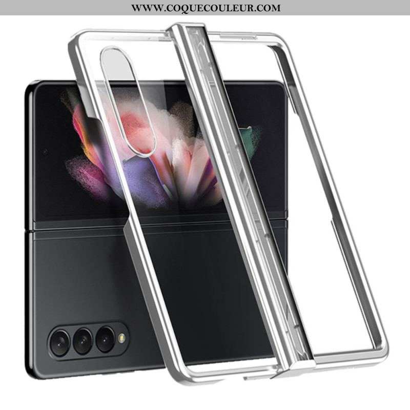 Coque Samsung Galaxy Z Fold 4 Transparente Métallisée à Charnière