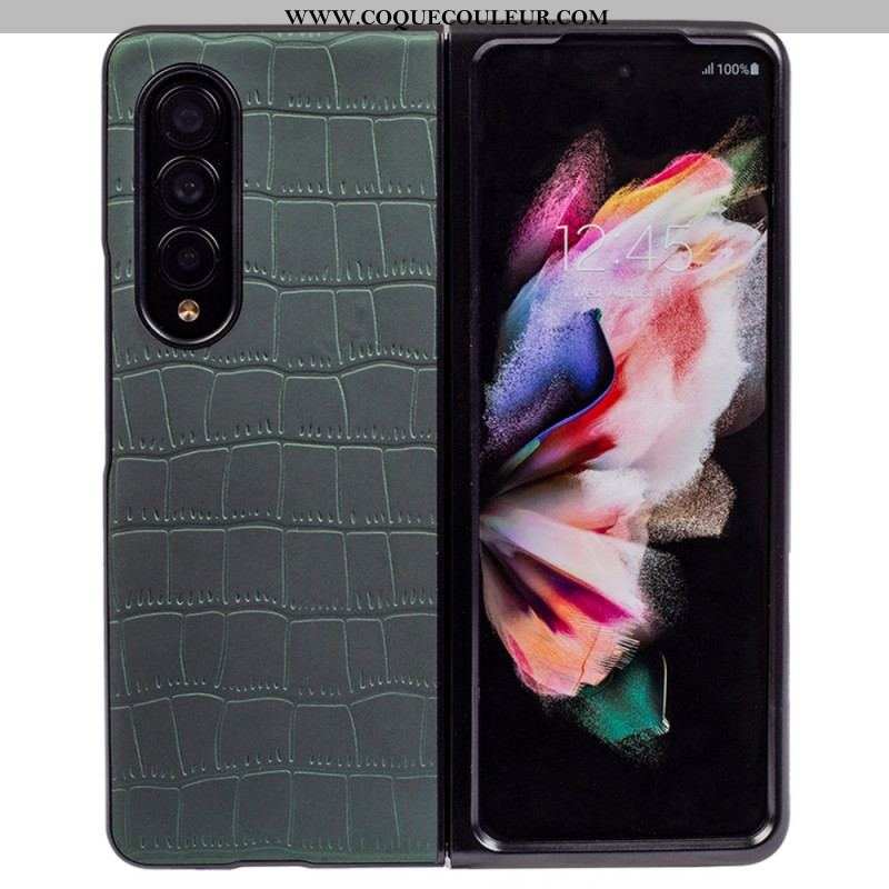 Coque Samsung Galaxy Z Fold 4 Relief Croco