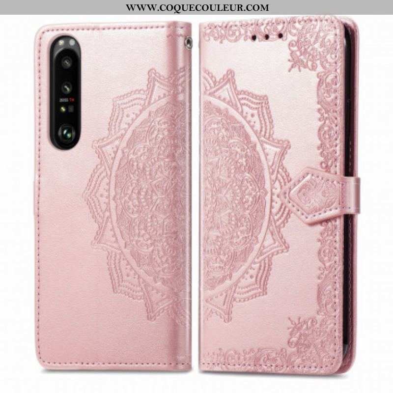 Housse Sony Xperia 1 III Mandala Moyen Age