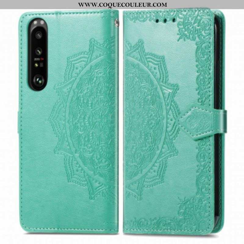 Housse Sony Xperia 1 III Mandala Moyen Age