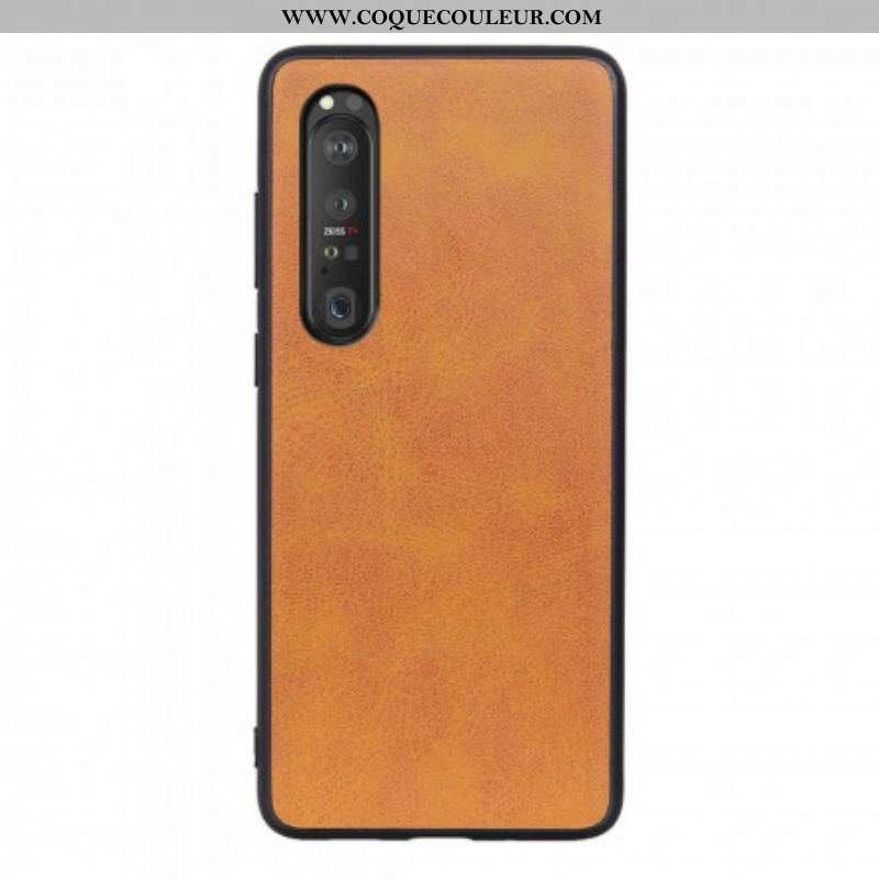 Coque Sony Xperia 1 III Effet Cuir