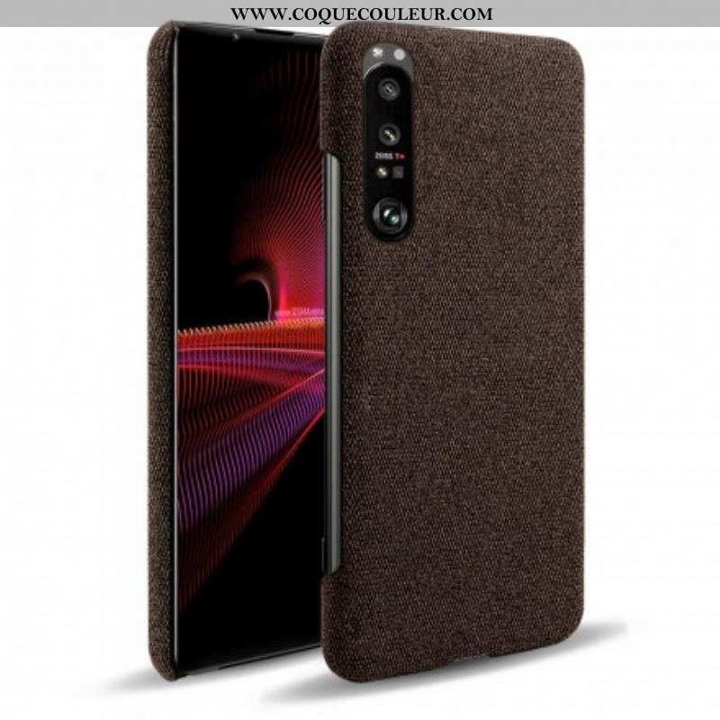 Coque Sony Xperia 1 III Texture Tissu KSQ