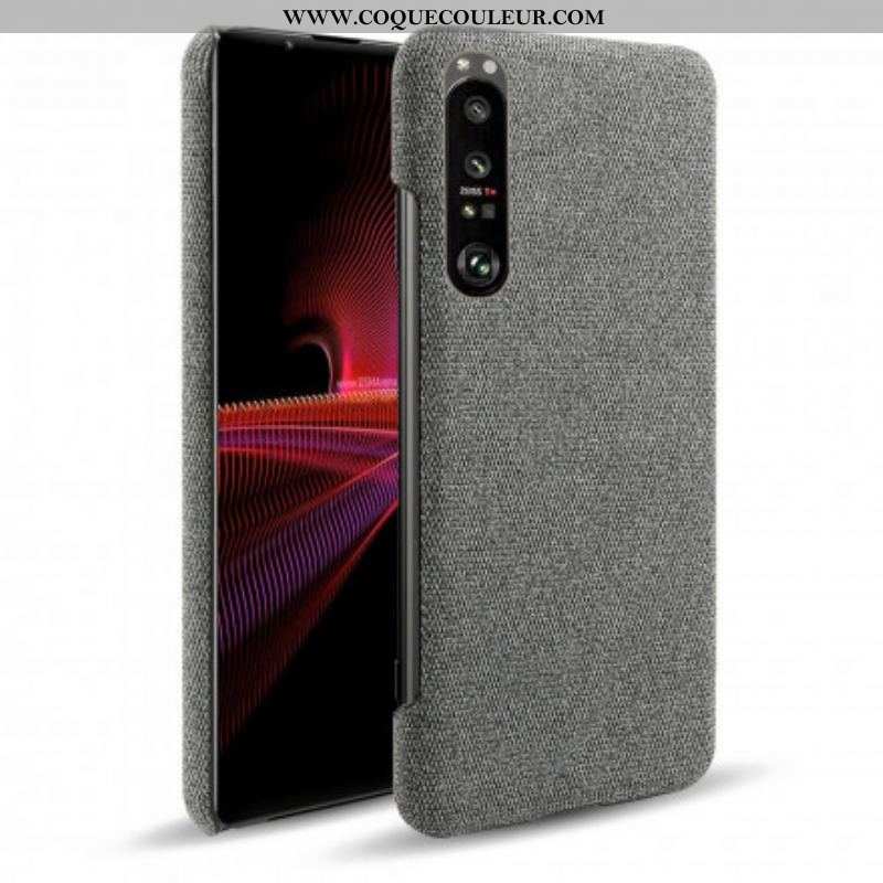 Coque Sony Xperia 1 III Texture Tissu KSQ