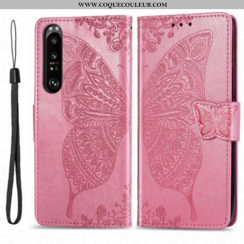 Housse Sony Xperia 1 III Demi Papillons