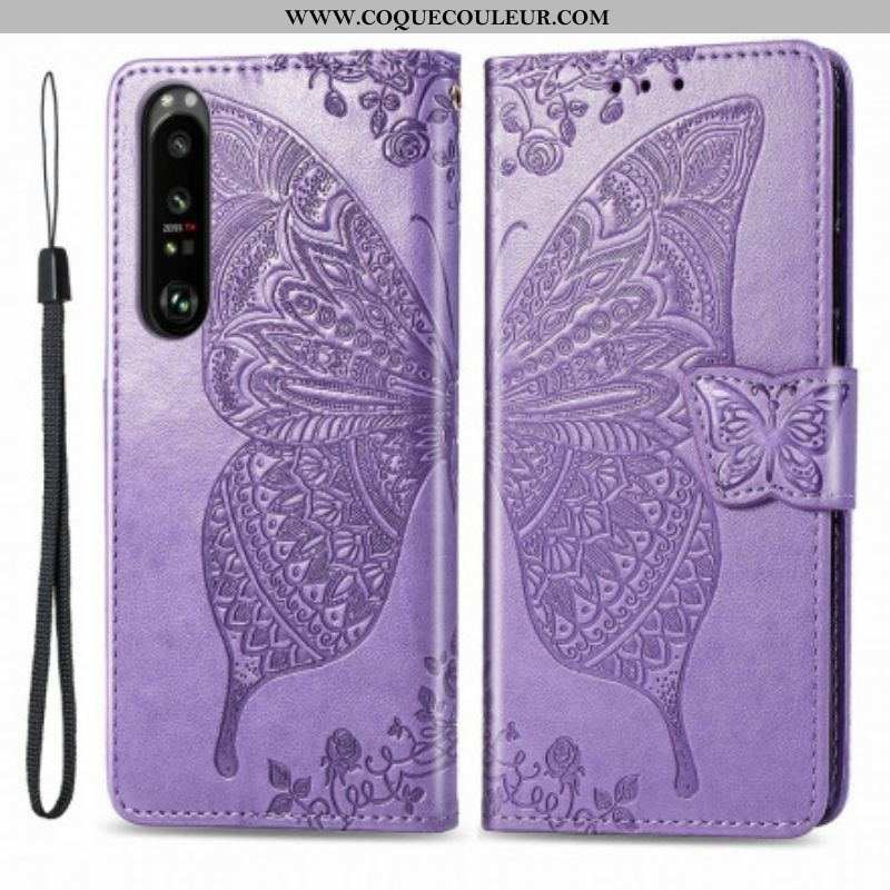 Housse Sony Xperia 1 III Demi Papillons