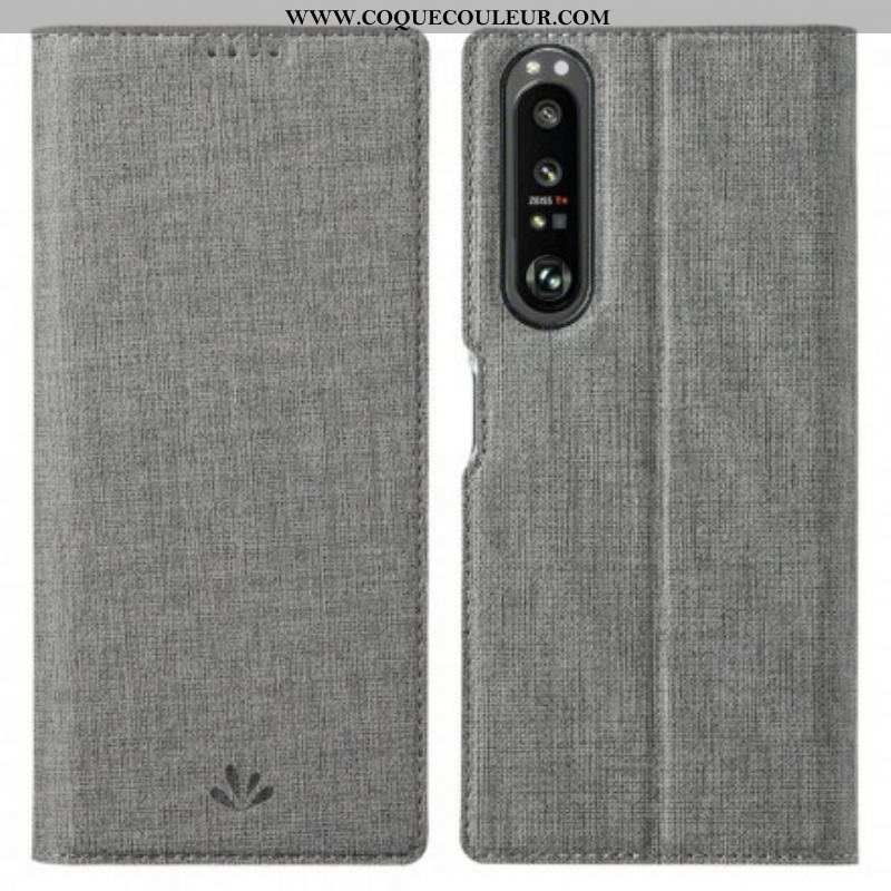 Flip Cover Sony Xperia 1 III Texturée VILI DMX