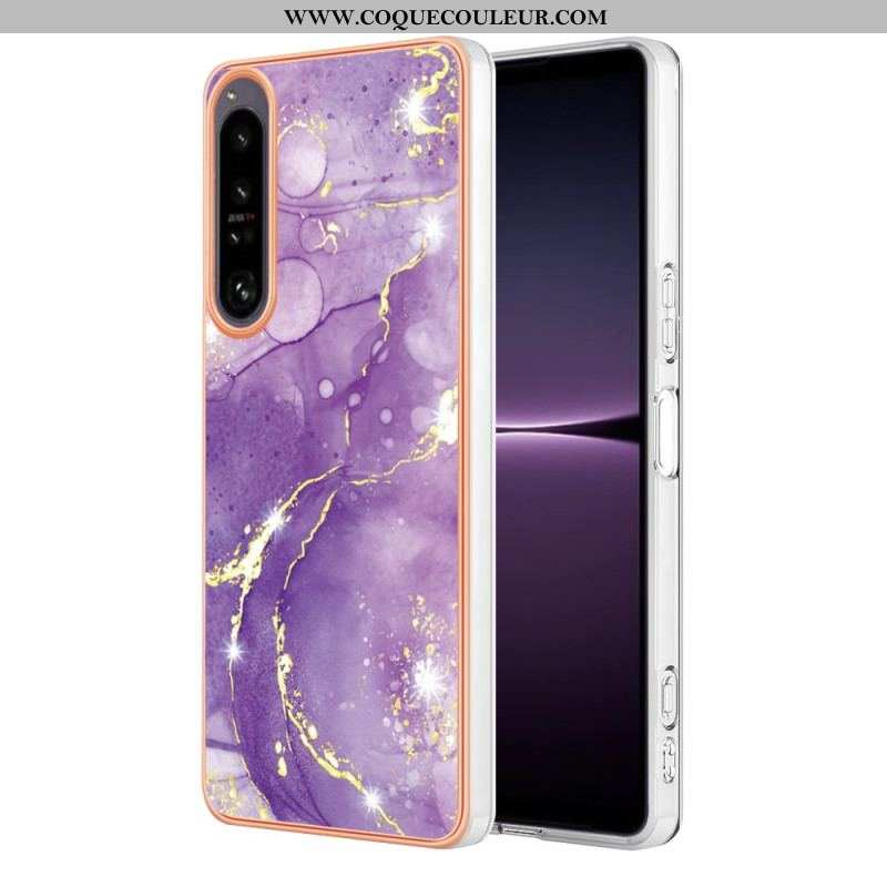 Coque Sony Xperia 1 IV Marbre Coloré