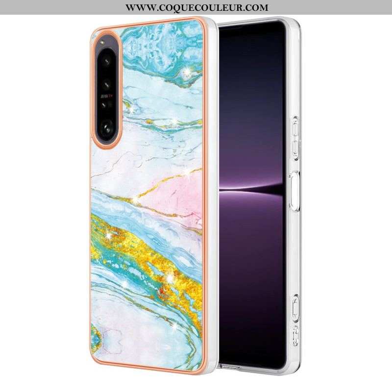 Coque Sony Xperia 1 IV Marbre Coloré