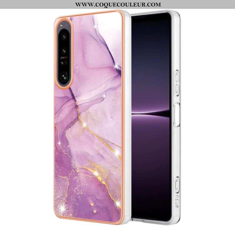 Coque Sony Xperia 1 IV Marbre Coloré