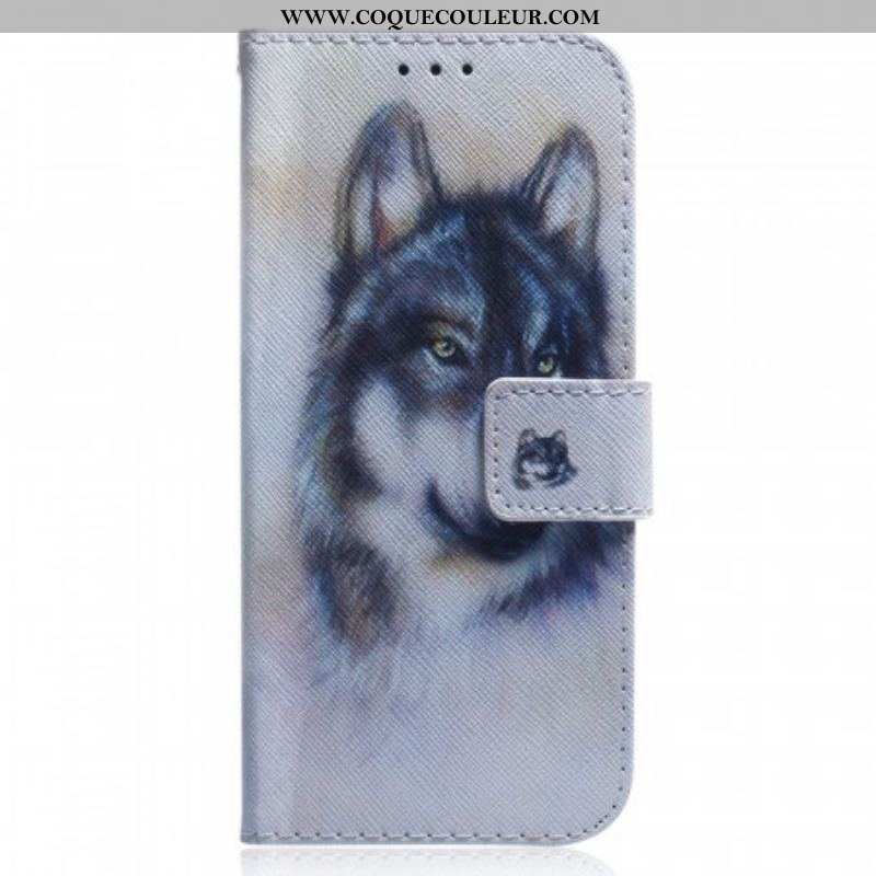 Housse Sony Xperia 1 IV Chien Aquarelle