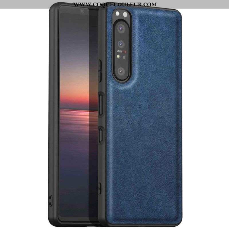 Coque Sony Xperia 1 IV Simili Cuir