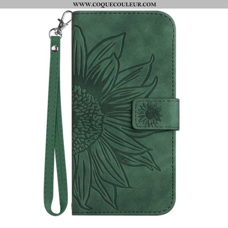 Housse Sony Xperia 1 IV Tournesol à Lanière