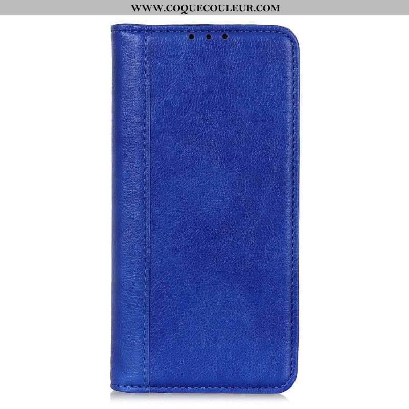 Flip Cover Sony Xperia 1 IV Cuir Fendu Classique