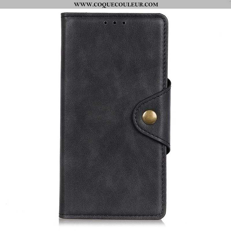 Housse Sony Xperia 1 IV Simili Cuir Bouton