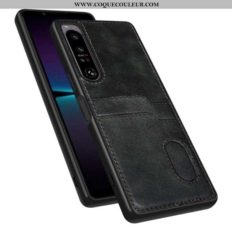 Coque Sony Xperia 1 IV Double Porte-Cartes