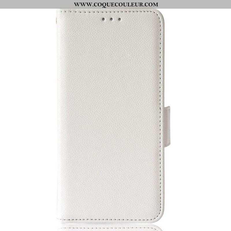 Housse Sony Xperia 1 IV Style Cuir Litchi Traditionnel